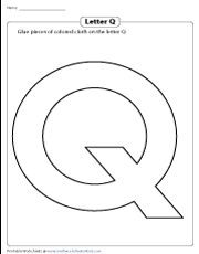 letter q worksheets