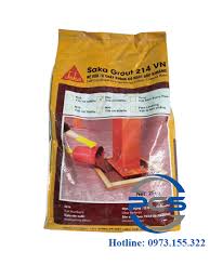 Saka Grout 214-11 Vữa tự chảy không co ngót gốc xi măng