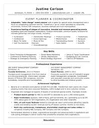 Event Coordinator Resume Sample Monster Com