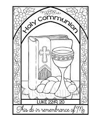 Printable holy eucharist coloring sheet. Pin On Quick Saves