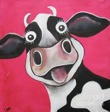 Funny Cow Cartoon Pictures Google Search Cow Art Cow Painting Cow Drawing