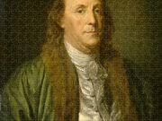 Benjamin Franklin Painting by After Jean-baptiste Greuze