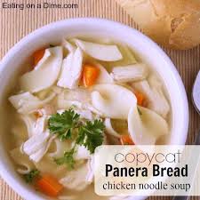 Copycat Panera Bread Chicken Noodle Soup Recipe Eating On A Dime Recipe Soup Recipes Chicken Noodle Panera Bread Chicken Noodle Soup Recipe Chicken Noodle