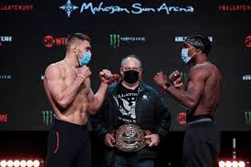 Get the latest bellator news, photos, rankings, lists and more on bleacher report. Bellator 257 Results Nemkov Vs Davis Mma Fighting