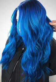 65 Iridescent Blue Hair Color Shades Blue Hair Dye Tips Hair Dye Tips Royal Blue Hair Dyed Hair Blue