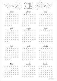Set Up Del Bullet Journal 2019 E Calendario A4 Da Stampare