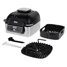 Looking for a multi function air when ninja foodi grill is done preheating it will say lift add food. Ninja Foodi 5 In 1 Indoor Grill With Air Fry Roast Bake Dehydrate 9161057 Hsn