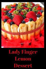 The lemon cheesecake layer is the star of the show. Lady Finger Lemon Dessert Lemon Desserts Dessert Recipes Easy Food