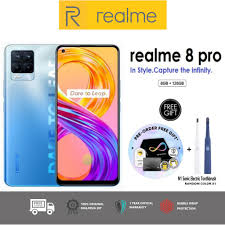 Realme 8 pro in europe is equipped with 108mp ai ultra quad camera, 50w superdart charge and 16.3cm(6.43) super amoled fullscreen.learn more about features and pricing at realme.com. Realme 8 Pro 8gb Ram 128gb Rom Original Malaysia Set 10 Cash Back Discount 2 Year Warranty Shopee Malaysia