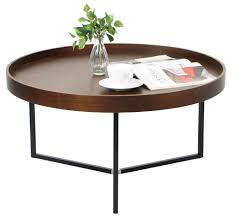 Buy Barrie Walnut Round Tray Table Online On Fortytwo From Just 149 00 Now Next Day Delivery 7 Day Mon Coffee Table Circle Coffee Tables Round Coffee Table