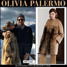 This trench coat has two front pockets and a fake belt detail in the back. Olivia Palermo In Camel Fur Coat From Max Mara I Want Her Style What Celebrities Wore And Where To Buy It Celebrity Style