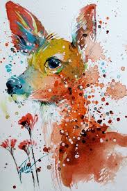 Fawn Watercolour With Gouache 13 3 X 20 Cm Original Etsy In 2020 Watercolor Art Lessons Watercolor Paintings Easy Animal Paintings