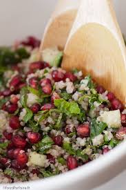 Taboule De Quinoa A La Menthe Et A La Grenade Food For Love Taboule De Quinoa Recettes De Cuisine Idee Recette Salade