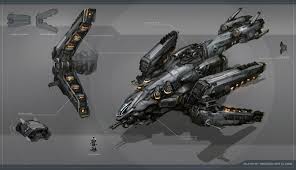 Dotted with turrets and missiles, the redeemer also doubles as an armored landing craft capable of delivering armored soldiers for first person combat! Star Citizen Tobias Frank