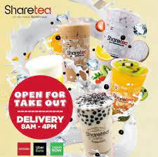Sharetea Delivery Milk Tea Bubblicious Tea