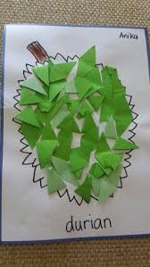 Aab Durian Fruit Craft Fruit Crafts Arts And Crafts For Kids Art N Craft