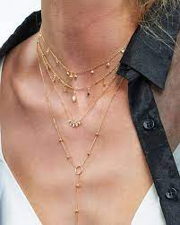 Take Your Look To The Next Level With These Layered Necklaces Ania Haie Warrior Necklace Fashion Forward Jewelry Studded Necklace