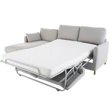 Profitez de leurs prix discounts. Canape D Angle Gauche Convertible 5 Places Gris Clair Matelas 14 Cm Julian Maisons Du Monde