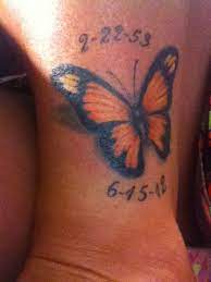 Since My Dad Passed Away Everywhere My Kids And I Go We Always See A Monarch Miss U Dad 3 Butterfly Tattoo Maple Leaf Tattoo Leaf Tattoos