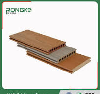 DIY Co-Extrusion Outdoor Wood Plastic Composite Flooring WPC Hollow Boards  Decking for Terrace Deck