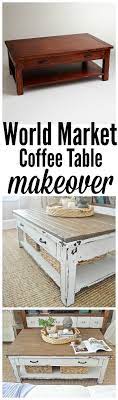 I gave mine a makeover because i craved. Diy World Market Coffee Table Makeover Liz Marie Blog