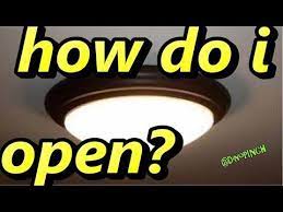 How To Open X2f Twist Off The Cover Of Some Really Stupid X2f Awkward X2f Flush Mounted Ceiling Light Dome Bathroom Lighting Ceiling Lights Celing Light