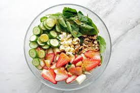 Using just a handful of ingredients, you can whisk up salad dressing make of whole foods and no additives. Strawberry Cucumber Spinach Salad With Apple Cider Vinaigrette Yay For Food