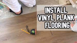 How To Install Vinyl Plank Flooring Diy Video Diy Vinyl Plank Looselay Youtube