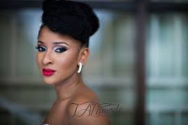 Nigerian Bridal Natural Hair And Makeup Shoot Black Bride Bellanaija 2015 08 Natural Wedding Hairstyles Natural Hair Styles Natural Bridal Hair