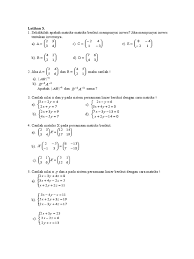 Penyelesaian dari sistem persamaan 3 x y 4 2 x 3 y 9 adalah x dan y 0nilai y x from isys 6507 at binus university. Soal Matrik 3