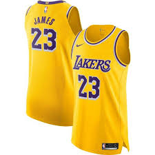 Authentic Black And Yellow Lakers Jersey Lebron James Los Angeles Lakers Nike Authentic Player Jersey Yellow Icon Edition Losangeleslakers Los Angeles Lakers Lebron James Lakers