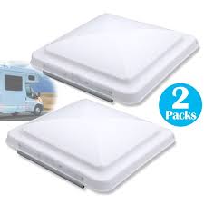 However, they also take up much less space when popped down for storage and towing. Rv Roof Vent Cover 14 X 14 Universal Replacement Rv Car Roof Vent Cover White Vent Lid For Camper Trailer Motorhome 2 Packs Walmart Com Walmart Com