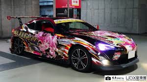 痛車 痛単車 カスタムバイク紹介 秋葉原udx駐車場ブログ 秋葉原udx駐車場 痛車snap no 4175 syouさん 千葉県 lamunation 紅星陽菜仕様 toyota 86 カスタムバイク 車 86カスタム