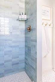 9 Blue Shower Tile Ideas That Will Make Heads Turn Hunker In 2021 Blue Bathroom Tile Blue Shower Tile Bathrooms Remodel