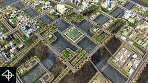 Pyramid City Time Lapse Building A Tiered Layout In Cities Skylines City Layout City City Building Game