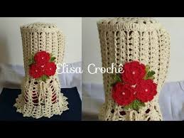 Capa De Liquidificador De Crochê Fácil Versao Destros Capa Para Liquidificador Flor Luxo Em Croche 3 Peca Elisa Croche Youtube Jogo De Cozinha Croche Capa De Croche Croche