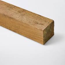 Ce poteau a une section de 7 x 7 cm et une hauteur de 120 cm. Poteau En Bois Blooma Vert 7 X 7 X H 240 Cm Castorama