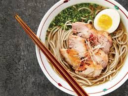 Hot Soba With Chicken And Egg Asian Soup Recipes Soba Noodles Asian Soup
