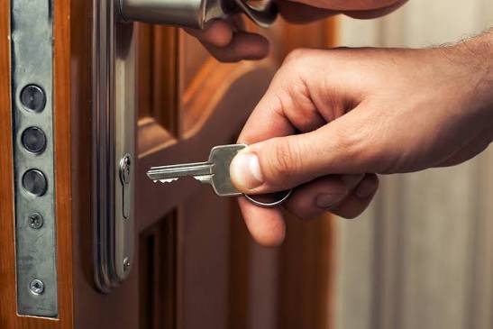 NextKey Locksmith technician working in West Jordan
