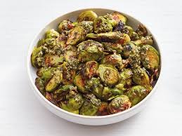 I would cut the cook time down to about 1 minute if i try this recipe again. Roasted Brussels Sprouts With Mint Pesto Recipe Food Network Kitchen Food Network