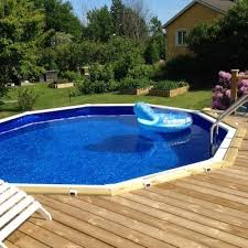 Ovanmarkspool Rund Pool Nedgravd Fran Primastar Pool Simbassanger Runda