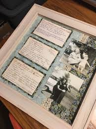 Framed Recipes With Vintage Family Photos Family Keepsakes Vintage Family Photos Framed Recipes