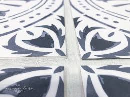 These are ideal for small spaces and furniture, such as dressers and bookshelves. Diy Peel And Stick Vinyl Floor Tile The Turquoise Home