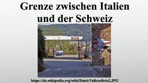 Nachdem die westbalkanroute wie auch die grenze in frankreich als geschlossen gilt, versuchen. Grenze Zwischen Italien Und Der Schweiz Youtube