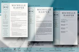 Through such letters, applicants market themselves to the employer, demonstrate their capability for the job, and the value they will bring to the employer. Professional Modern Resume Cv Design Cover Letter References By Hiredds Thehungryjpeg Com