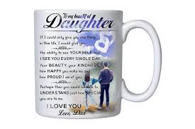 Here are a couple of simple ways to show you care this valentine's day. Gifts For Daughter From Dad To My Daughter Canvas Coffee Mug 325ml Novelty Ceramic Cup Christmas Xmas Birthday Wedding Fathers Day Graduation Valentine S Day Gift Ideas For Daughters Women Matt Blatt