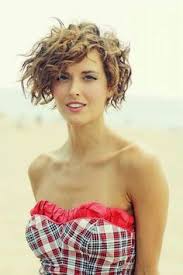 Bob short hairstyle, messy short hairstyle, funky style. Cute Short Pixie Asymmetrical Haircut Funky Short Curly Ha Hair Short Curly Haircuts Hair Styles Curly Hair Styles