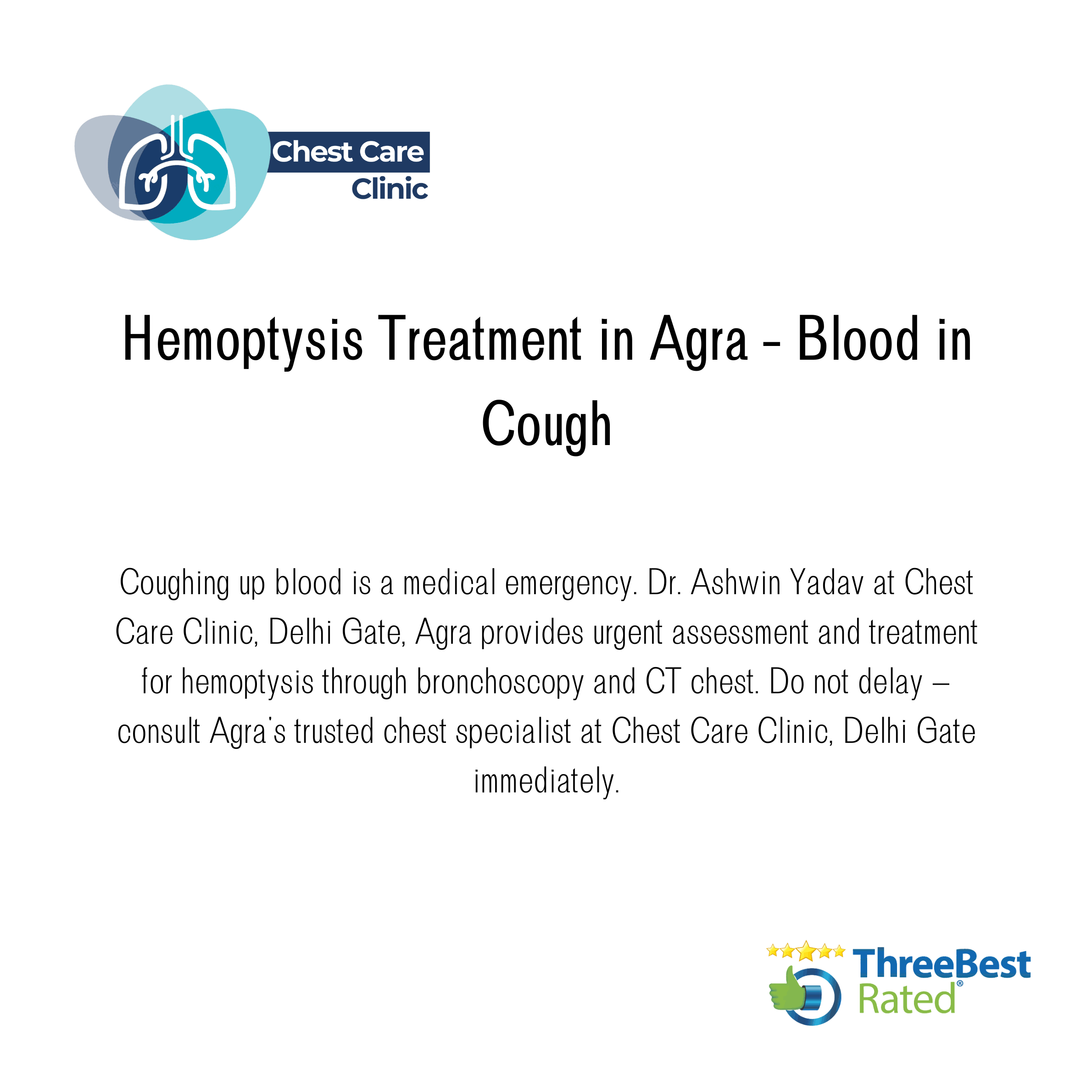 Hemoptysis Treatment in Agra – Blood in Cough product image
