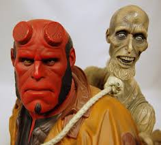 Sideshow Hellboy Hell Boy with Corpse Polystone Bust Statue Figure  #180/1500