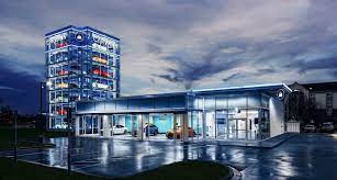 Car vending machine as a space saving solution. Carvana Debuts Its Newest Car Vending Machine In Indianapolis Business Wire